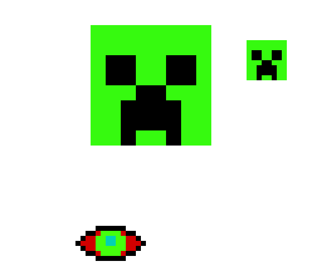 [9664c4] Eye & Creeper Faces