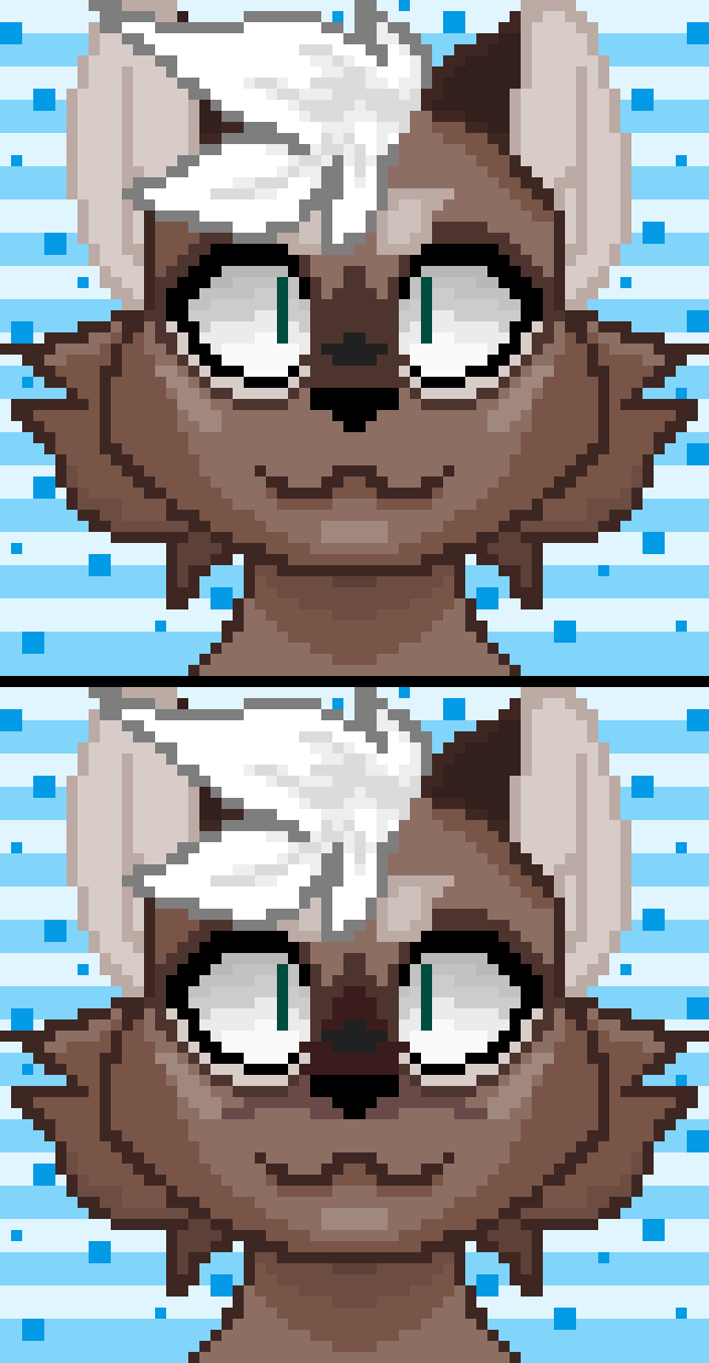 [95be89] Also... Top, is just scared, bottom, is blushy... But, I need to fix, it...