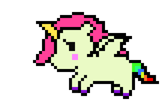 [3ff452] elementos da estampa unicornio 2