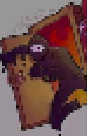 [71fafd] *comes out of the ground when they get close to the end* COME HERE *starts chasing them*