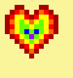 [401102] *also would you um.......mind making a few things on my sprite..?....heres what i would want:a few extra faces((your choice)) one with his hands out in a shrug pose((or whatever pose you choose)) and uh....make this soul on the main sprite(might use it as my watermark))-rainbowfox2011