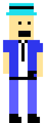 [9664c4] BLue man