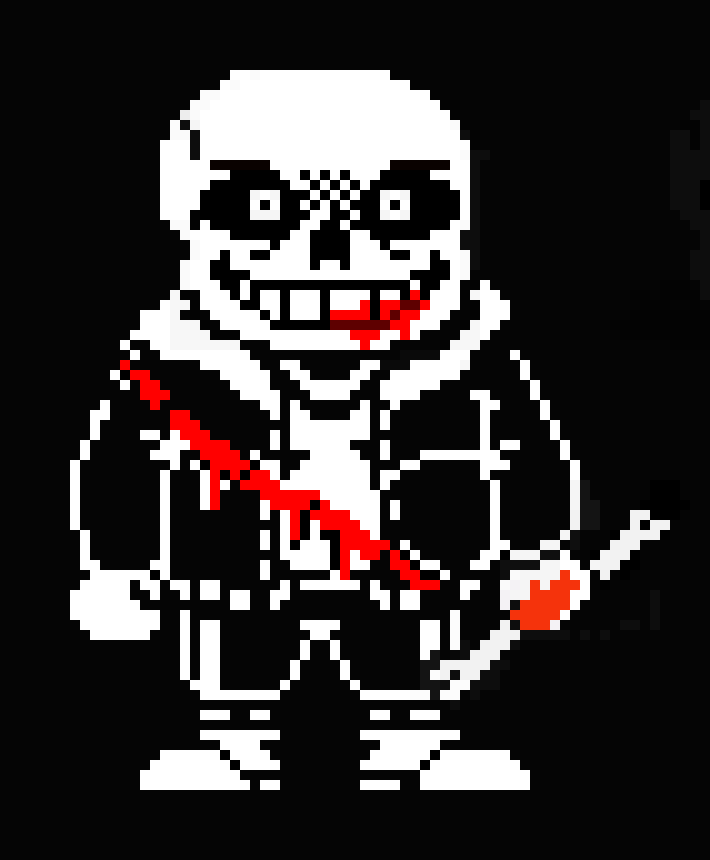  last breath Sans phase 2 Sprite (my take)