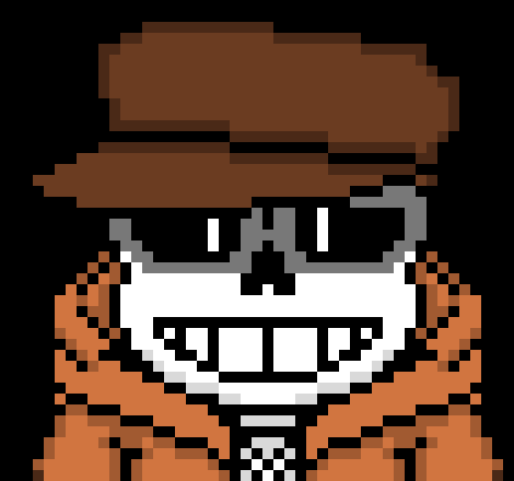[b63bdb] *tps ontop of the blasters with Frisk to dodge* geeze, ya sure are one hell of a freak, huh