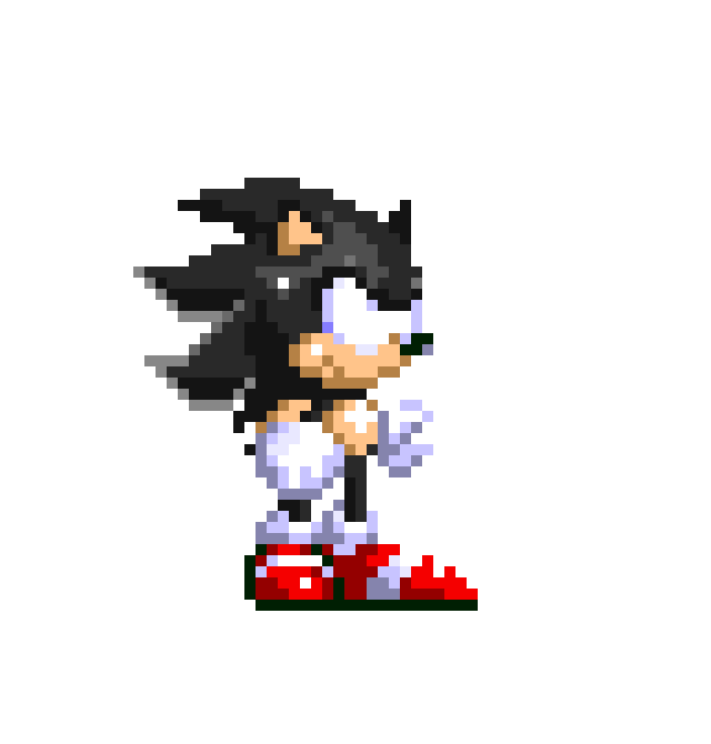 true dark sonic sprite edit