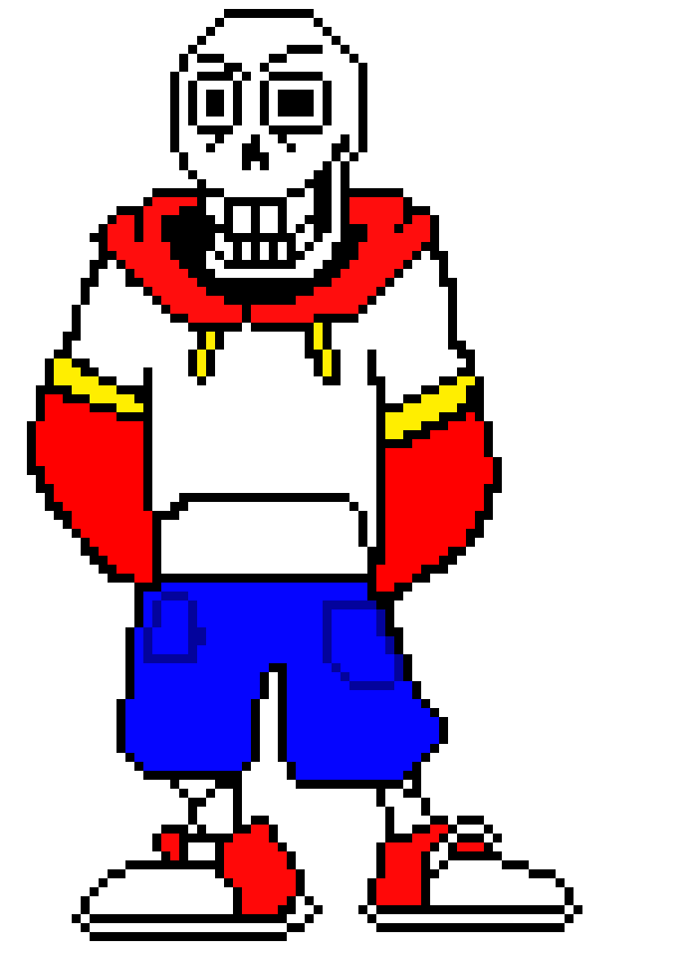 [9664c4] TS!(Team switched)Underswap Papyrus Colored Battle Sprite (bad time)