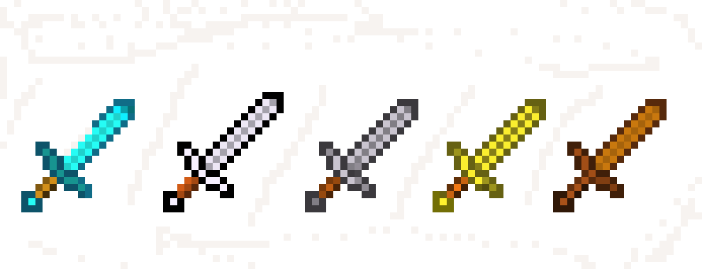 [9664c4] minecraft swords