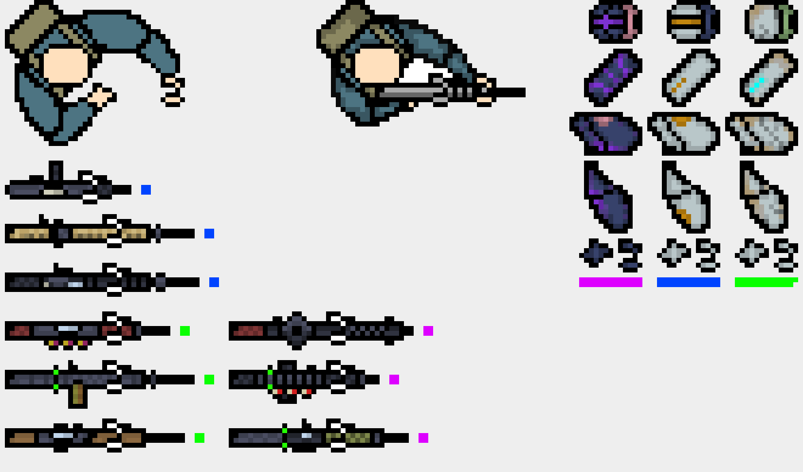 [3a7516] Custom Player Sprite For Top-Down-Shooter
