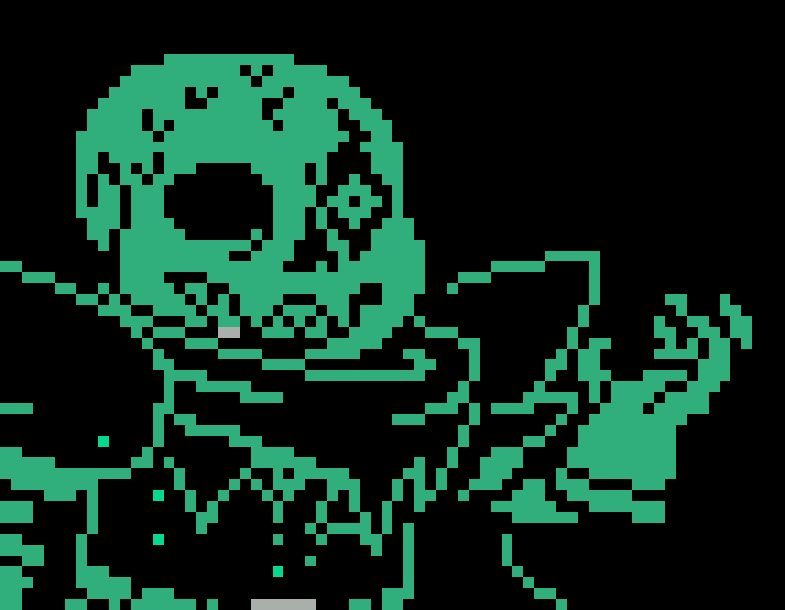 [691fe2] My brother's safety is more important right now. Look at him, he's fucking dying! [sans jumps into the battle and summons multiple blasters and they fire at Jeroxal]  -Ash, with the same ID