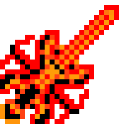 [dbc5cf] legendary fire sword (by swordmaker)