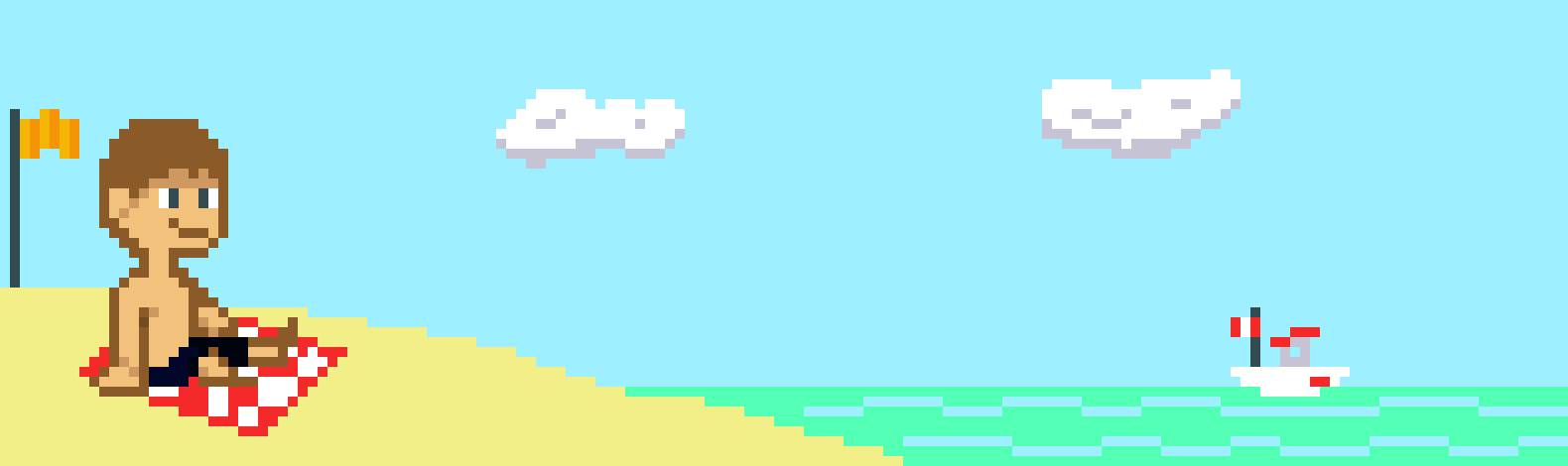 [6a40a9] Background-Beach