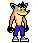 [2334c4] crash bandicoot pixels