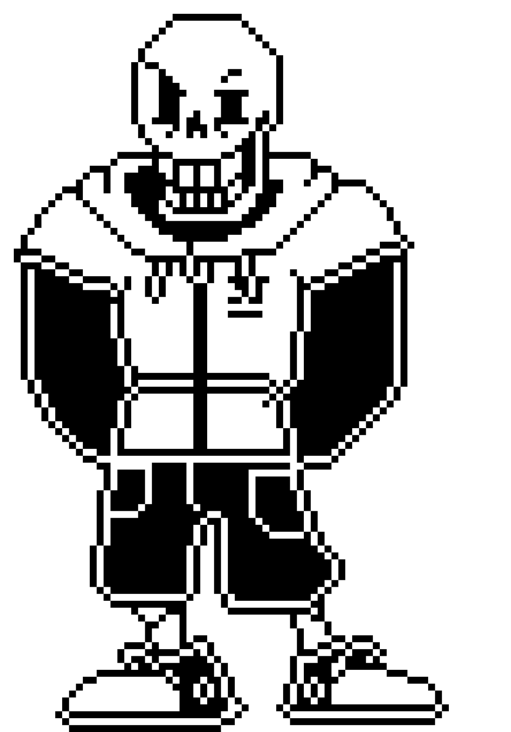TS!Underswap Papyrus Battle Sprite (I tried)