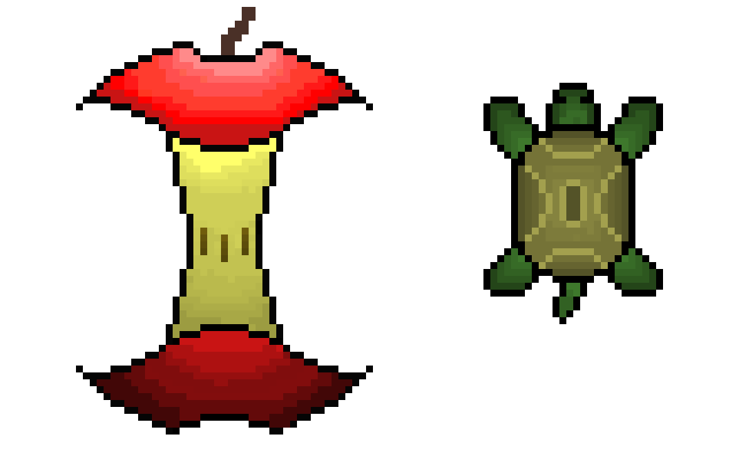 [9664c4] apple turtle