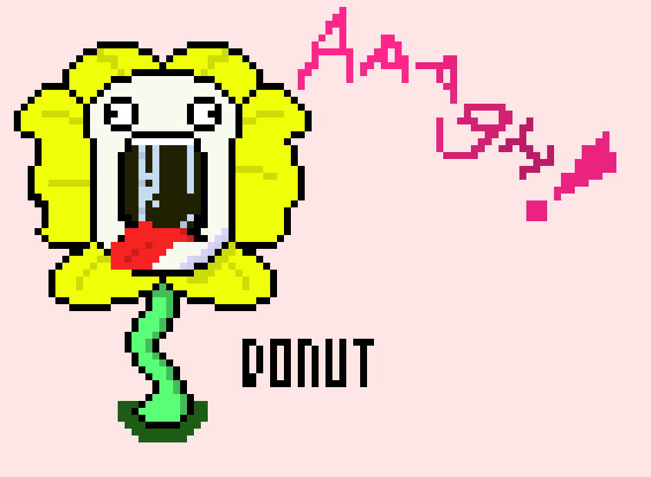 [9664c4] Flowery screaming : made by Donut_Panda