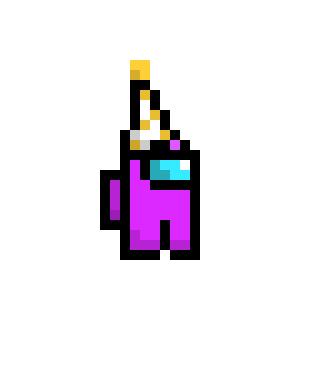 [4f5b27] Purple Party Hat
