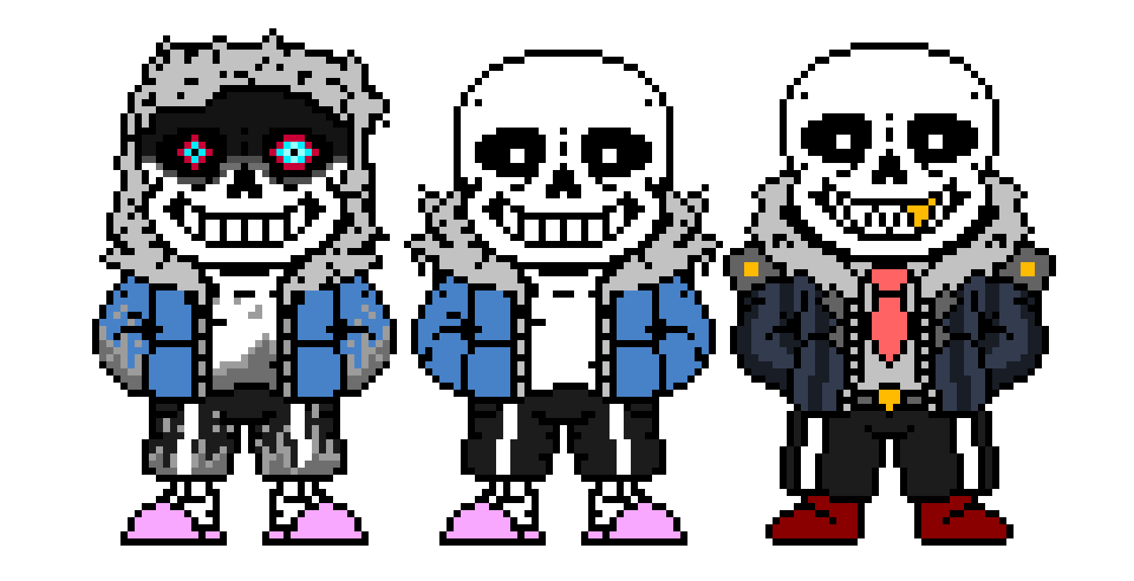 Dusttale sans, Undertale sans and Primus