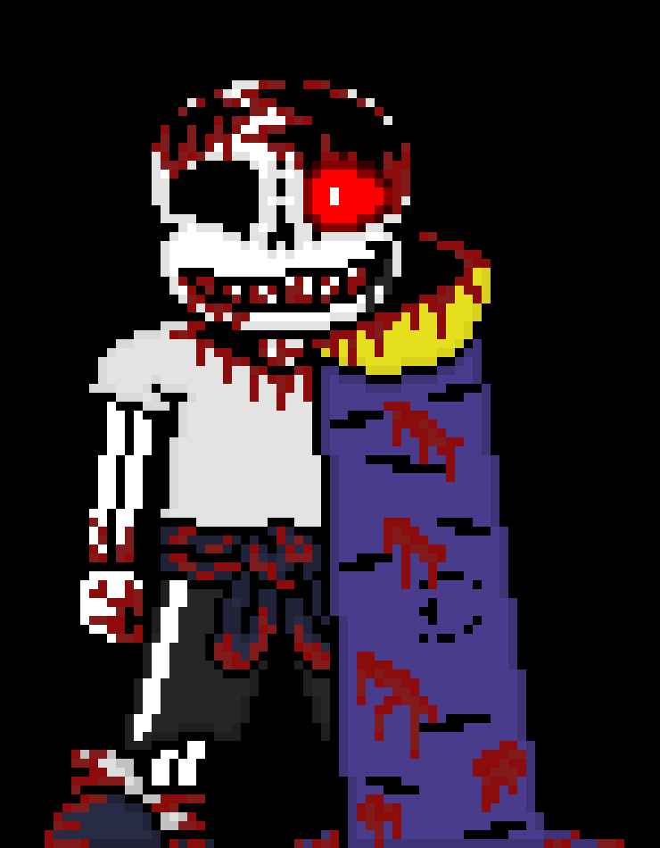 [57dac4] *he sees Frisk, chilling on a bench, careless about what they have done* ! ! ! y-you!