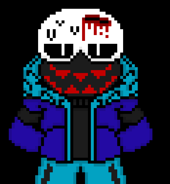 [0ae1f1] *fighting Assassanverse sans to protect Asriel but getting tired*