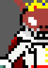 [46ea29] (techno sans,what are you doing?)i dunno.technoblade would never stop himself from starting a fight in a place like this,so neither will i!