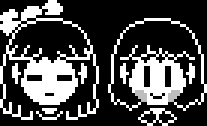 Chara and Frisk - K.Vargas