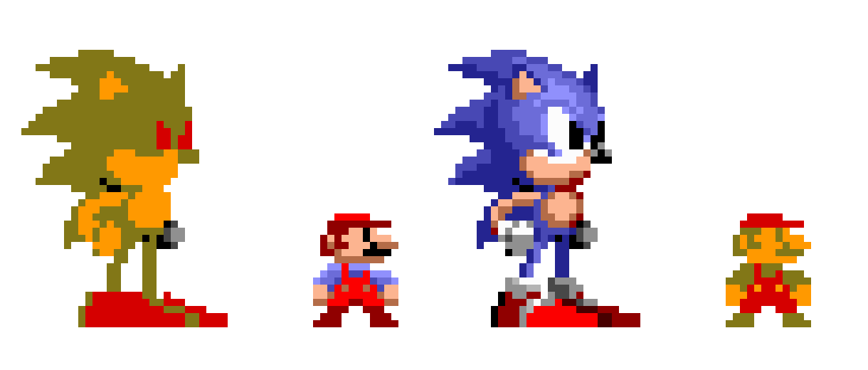 [5f5e38] sonic and mario pallete swap