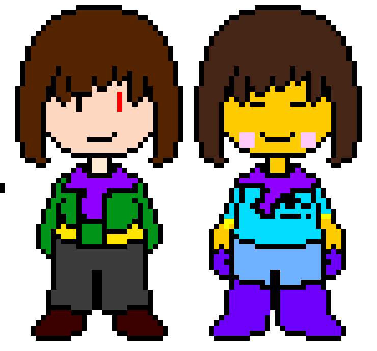 [9664c4] diffrentale frisk and chara