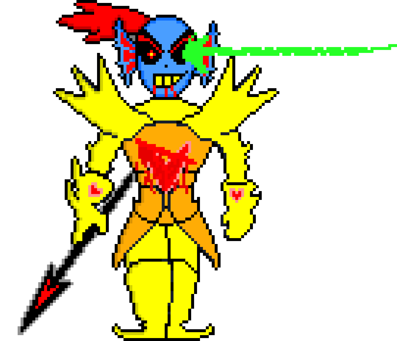 DeadBelief Papyrus Phase 3 - Undyne