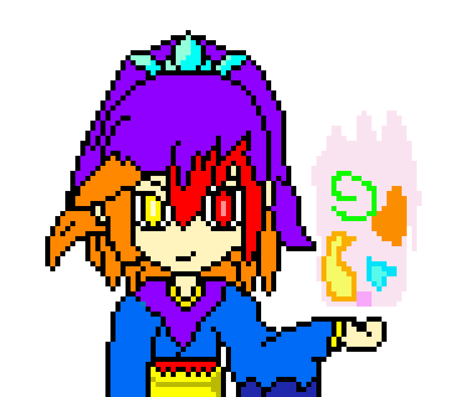 [5b2f3e] i'll power this one up -uses the purple beam from the magic-
