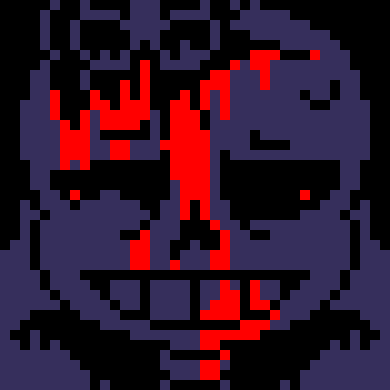 [7ce906] *confused sans noises* -HorrorTale Sans