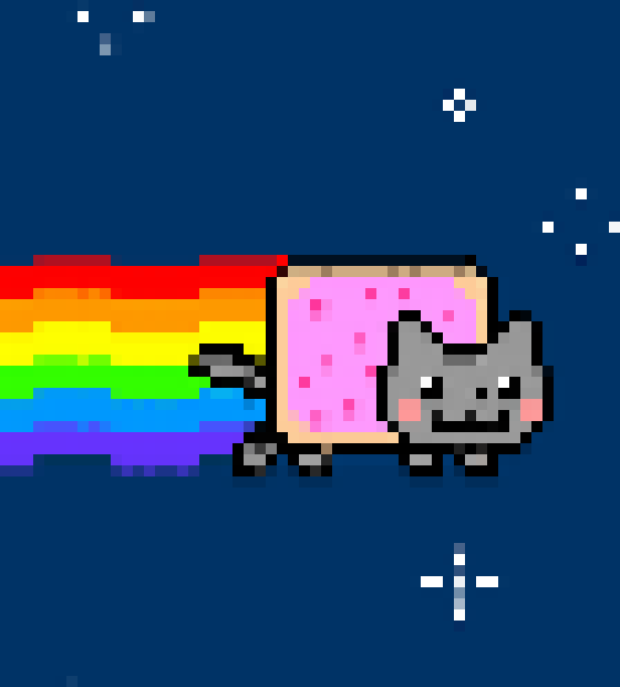 [b4d14b] Nyan cat