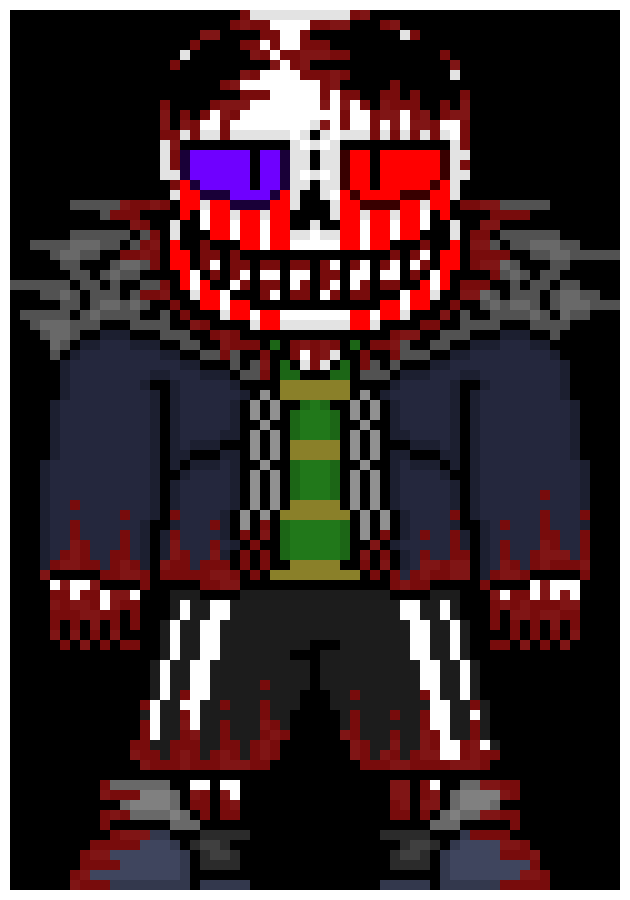 [e8cb42] *present Terror left wih Chara, while Past and Multi are in the room* well, i get to have fun with you again *grabs out his axe*  