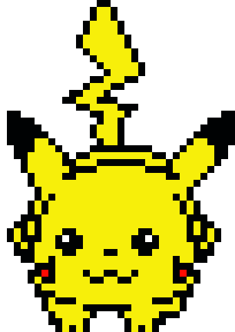 [9664c4] Pikachu Pixel art