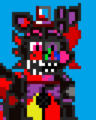 oh no...not now!*runs to the entrance of the building*yep...its who we think it is,freddy...*goes back to them*guys,we have to move!