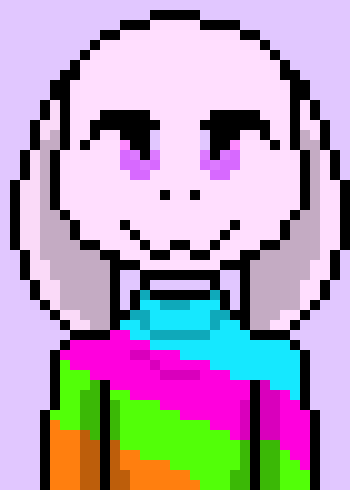[05b0c1] *Smoke appears around Xavier, and Rainbow emerges, floating above him.* Hello!