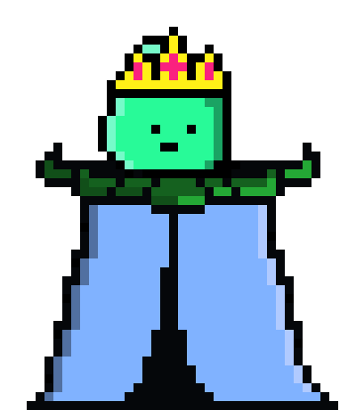 [ce5a51] Slime KING (idle right sprite)