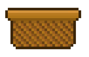 [cee4c2] Basket option 2 (dark brown border
