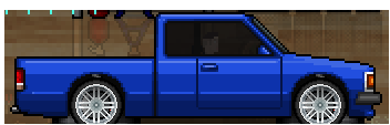 [f9973c] Datsun 720 pixel art