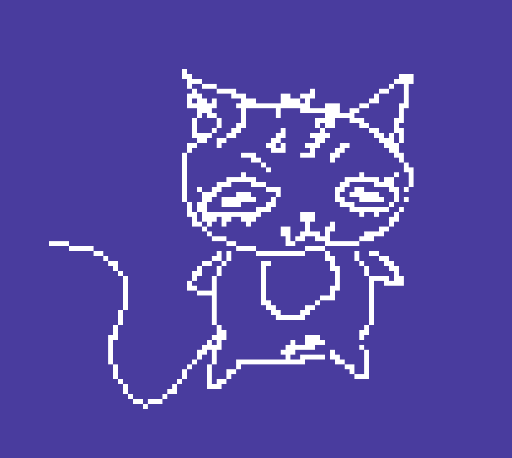 [a105bb] The EEVIL Kitty doodle