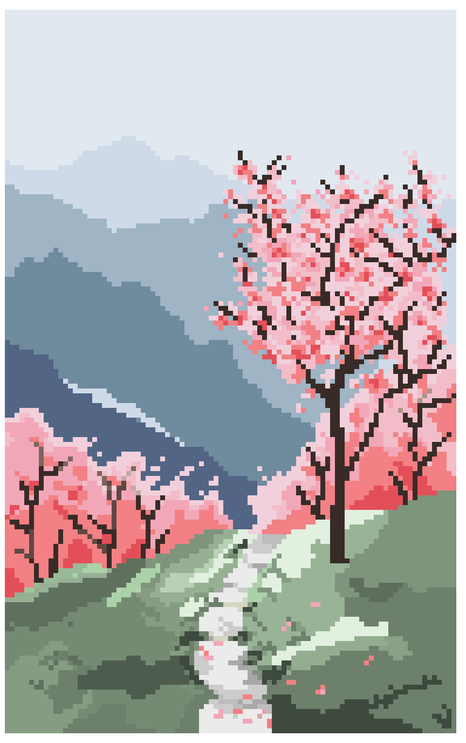 [875f5d] cherry blossoms trees