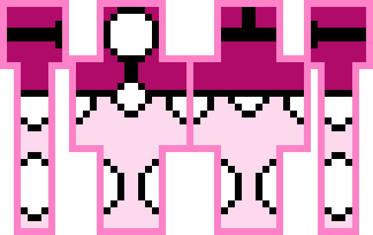 [b44c10] Minecraft.Pink.Turn_Around