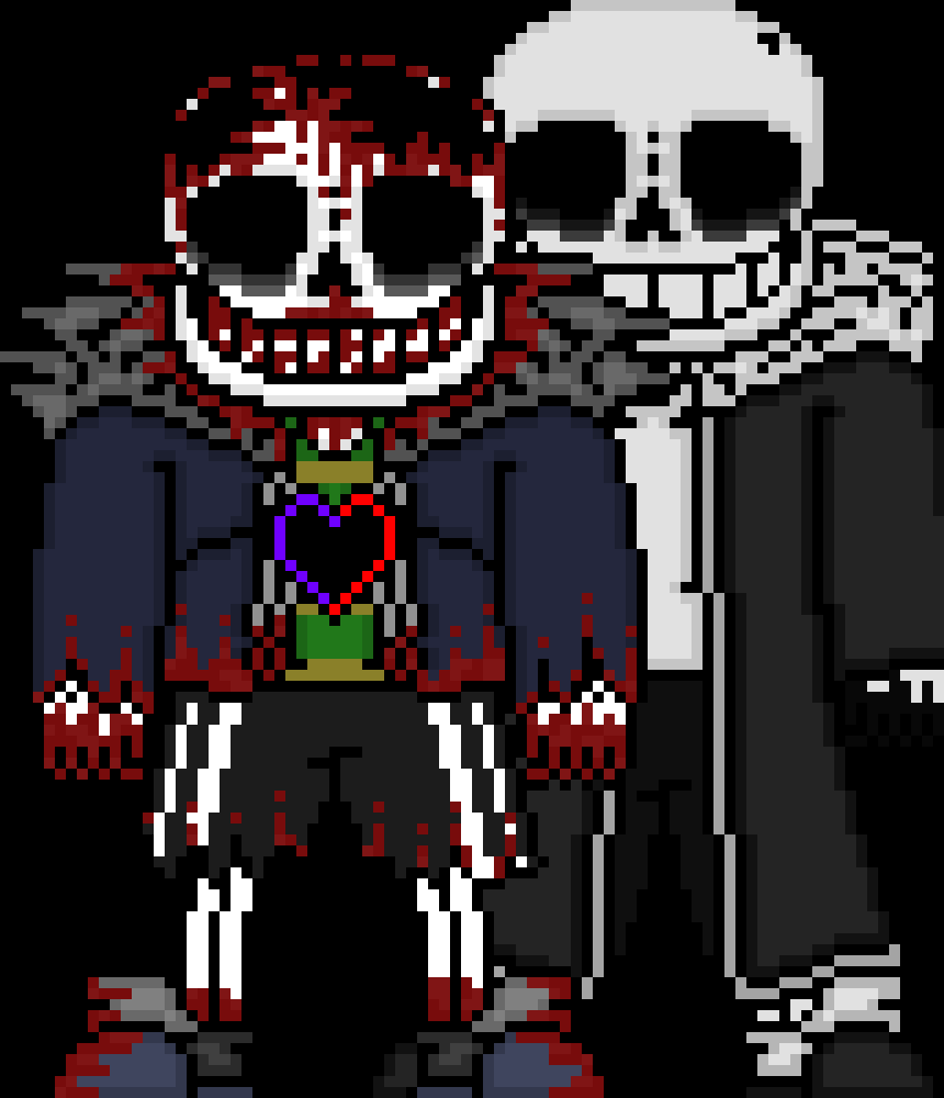 [e8cb42] YOUR ONE TO TALK C H A R A, besides i only wanna kil- TORTURE YOU *sends multiple sharp bones at Delete*