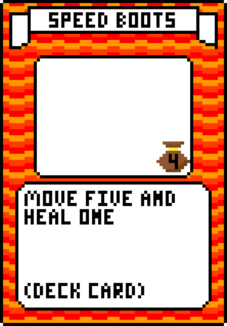 Fire Speed Boots Card