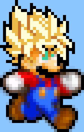 [4560b5] ssj mario run 6 sprite