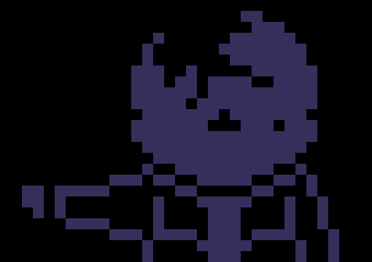 [7ce906] *(They toss a piece towards twilight.) -HorrorTale Sans