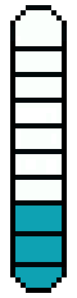[cee608] Vertical Health Pixel Bar