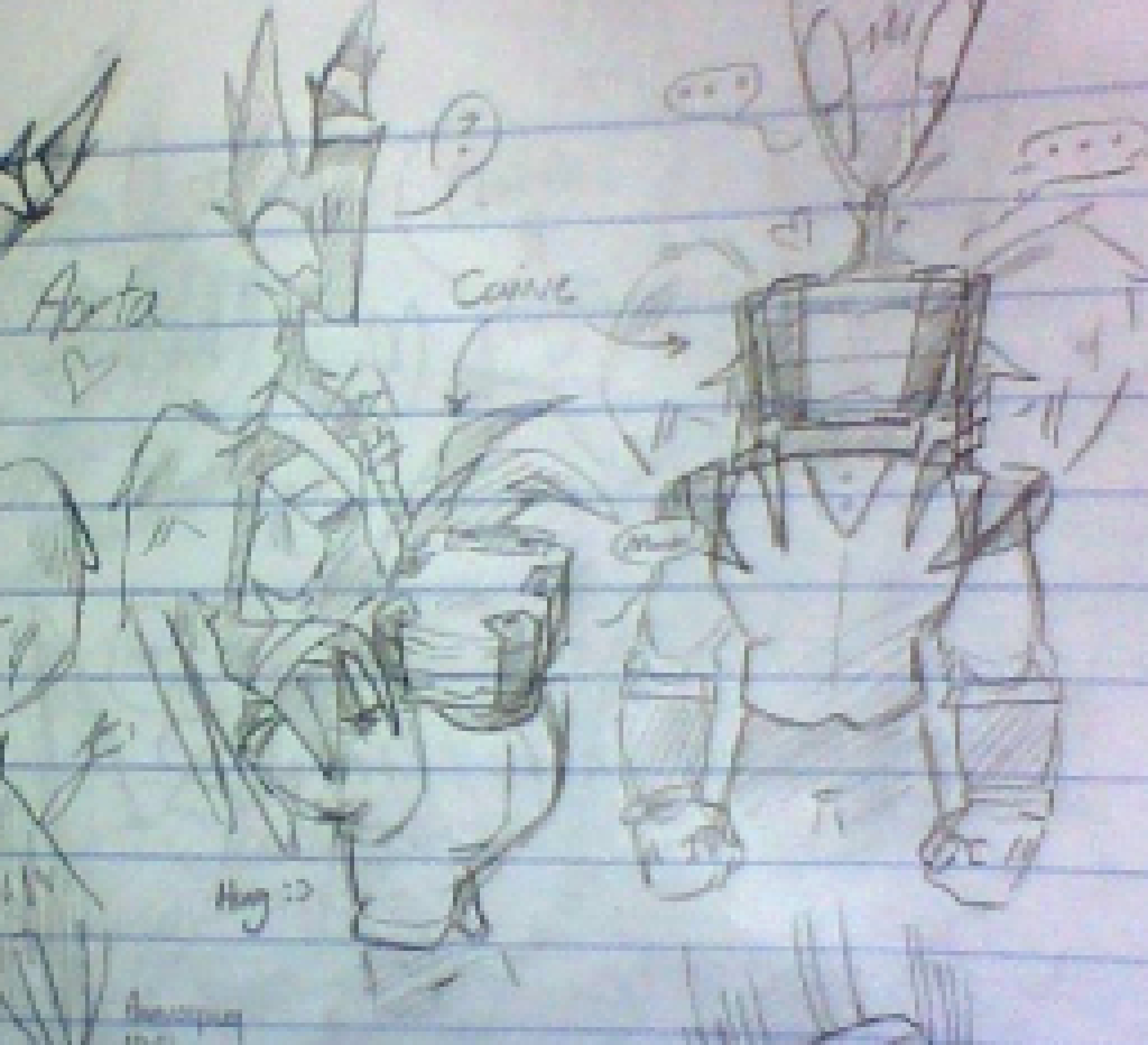 [d0698a] I drew this last night- I have some drawings of me and ABEL but I like to focus more on TickleTooth :)