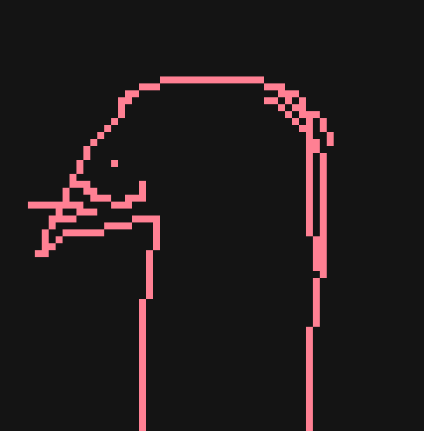 [69752d] evil ahh creature anyways i'm trying to not fuck up animal structure because this is like one of the very few times where i draw something that walks on all 4 basically