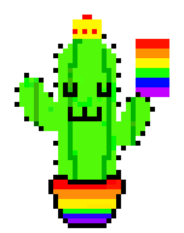 [bf6834] Cactus Kawaii