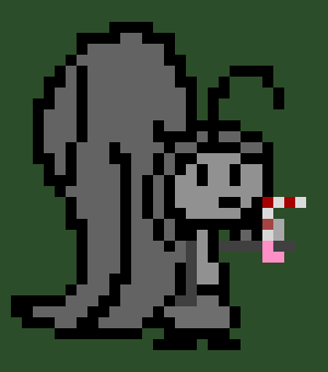 [f7c573] what makes YOU think that it is ok to keep taking stuff from other people, are you that uncreative to make your own sprite? Are you that ridiculously lazy to not even bother to make a triangle headed yellow raincoat? -mawile